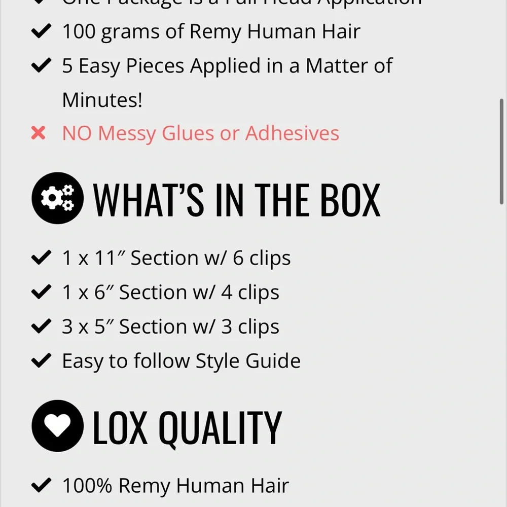 100% Human Hair Clip-In Blonde Extensions - Picture 9 of 13